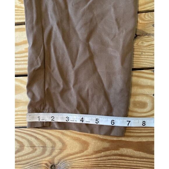 Chico’s Women’s Brown Pleated Pants Size 0.5/Small - Picture 9 of 9